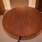 Figured Mahogany Tilt Top