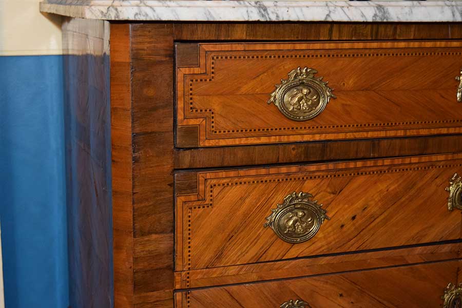 French Marble Top Chest