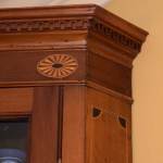 Glazed Door Hanging Corner Cupboard