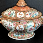 Gorgeous Rose Medallion Tureen
