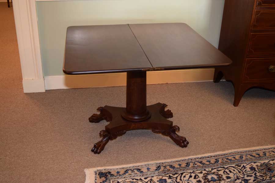 Hairy Paw Foot Card Table