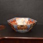 Hexagonal Imari Bowl