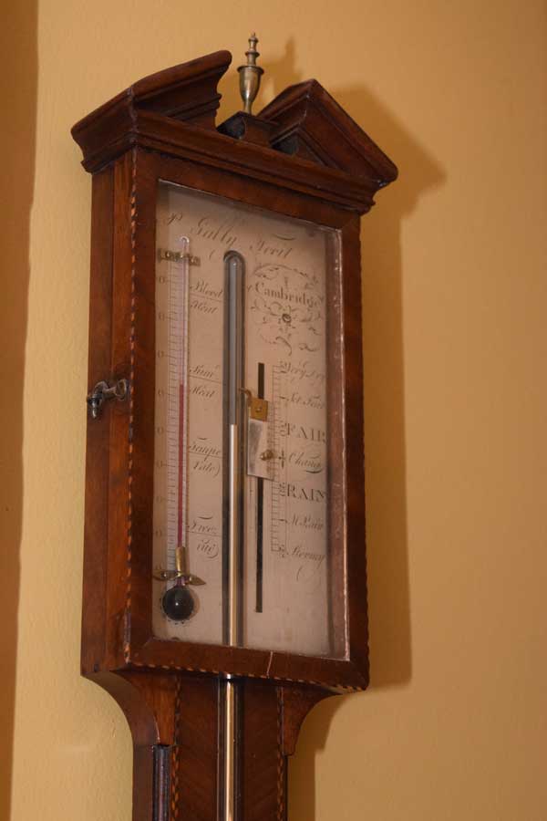 Inlaid Stick Barometer
