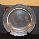 Large “1721” Pewter Plate