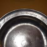 Large “1721” Pewter Plate