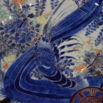 Large Fan Platter Featuring a Crawfish