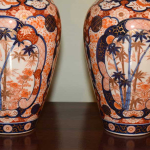 Large Pair of Imari Vases