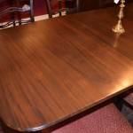 Large Three Pedestal Duncan Phyfe Dining Table
