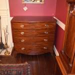 Mahogany Bow Front Chest
