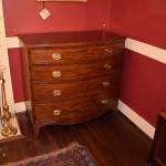 Mahogany Bow Front Chest