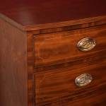 Mahogany Bow Front Chest