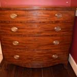 Mahogany Bow Front Chest