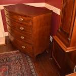 Mahogany Bow Front Chest
