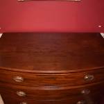 Mahogany Bow Front Chest