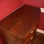 Mahogany Bow Front Chest