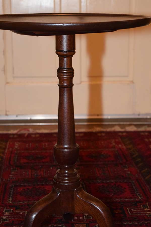 Mahogany Candle Stand