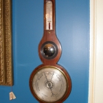 Mahogany Wheel Barometer