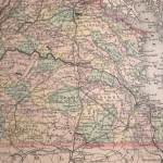 Map of Virginia and West Virginia
