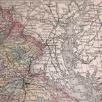 Map of Virginia and West Virginia