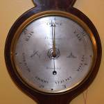 Masonic Wheel Barometer