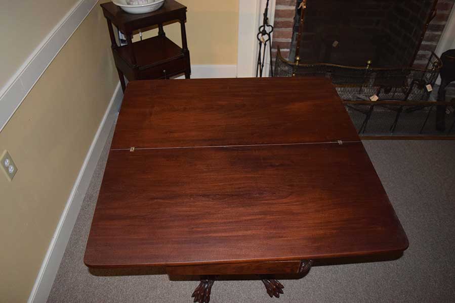 Ornate Federal Card Table