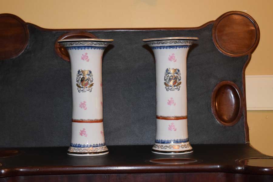 Pair of Beaker Vases