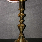 Pair of Beehive Brass Candlesticks