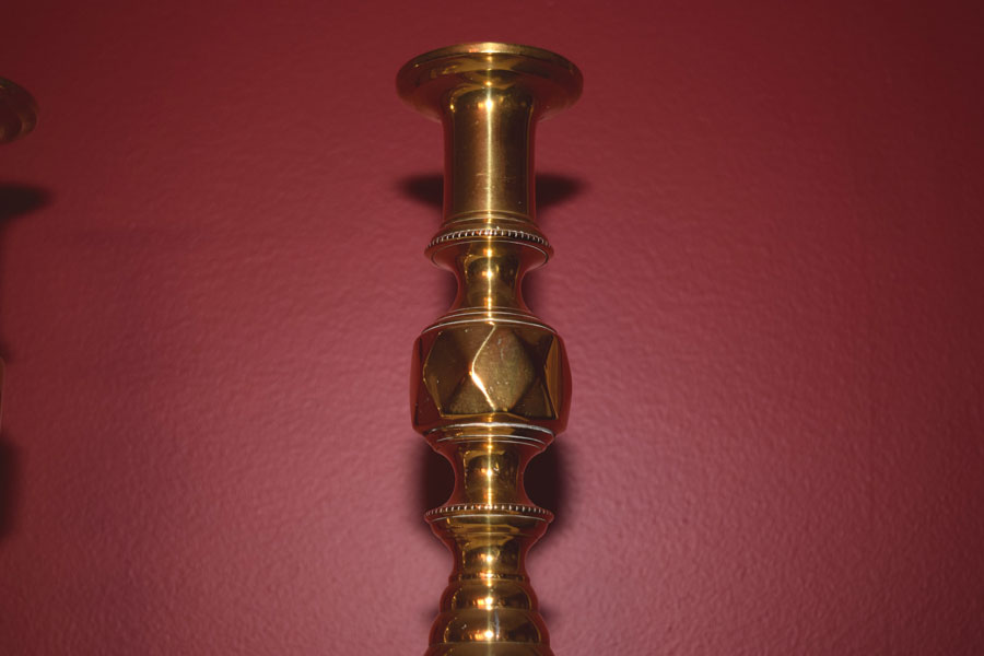 Pair of Beehive Candlesticks