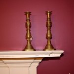 Pair of Beehive Candlesticks