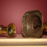 Pair of Beehive Candlesticks