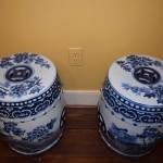 Pair of Chinese Export Garden Stools