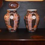 Pair of Fukagawa Vases