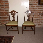 Pair of Hepplewhite Side Chairs