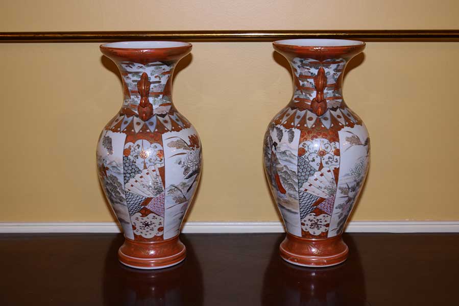Pair of Kutani Vases