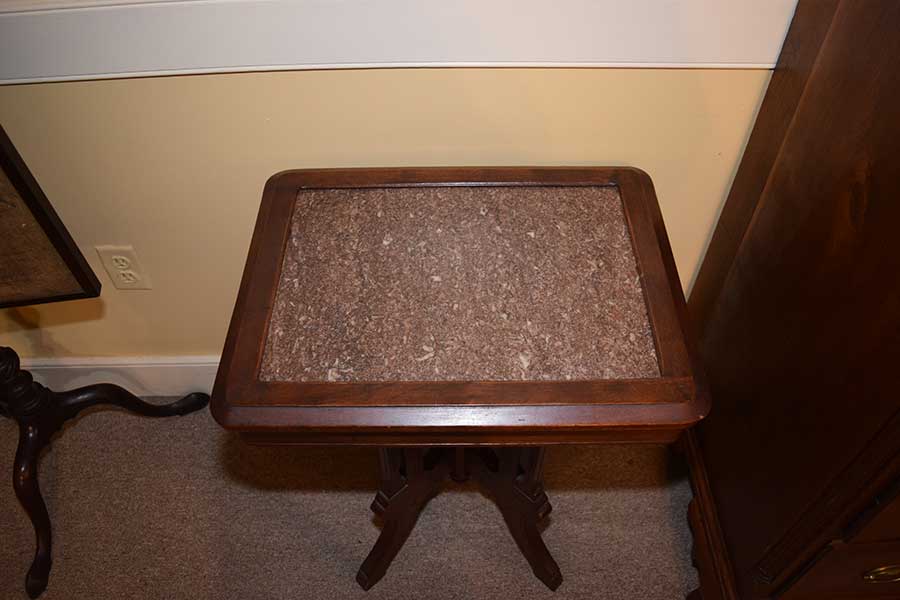 Pair of Marble Top Tables