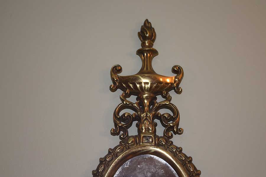 Pair of Mirrored Wall Sconces