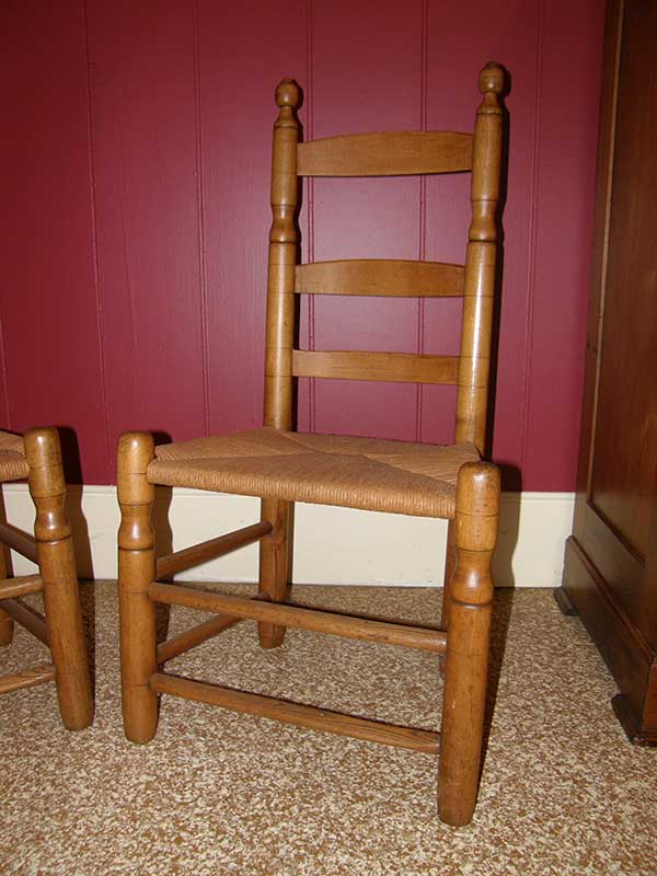 Pair of NC Ladder Back Chairs