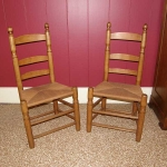 Pair of NC Ladder Back Chairs