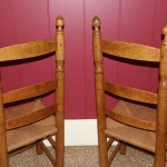 Pair of NC Ladder Back Chairs