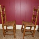 Pair of NC Ladder Back Chairs