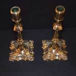 Pair of Queen Anne Candlesticks