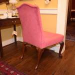 Pair of Upholstered Queen Anne Chairs