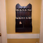 Pewter Rack with Spoons