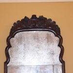 Queen Anne Mirror with Crest