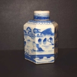 Rare Canton Tea Caddy