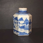 Rare Canton Tea Caddy