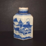Rare Canton Tea Caddy