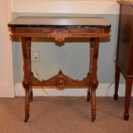 Rare Green Marble Top Table