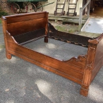 Rosewood Sleigh Bed