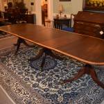 Satinwood Banded Duncan Phyfe Dining Table
